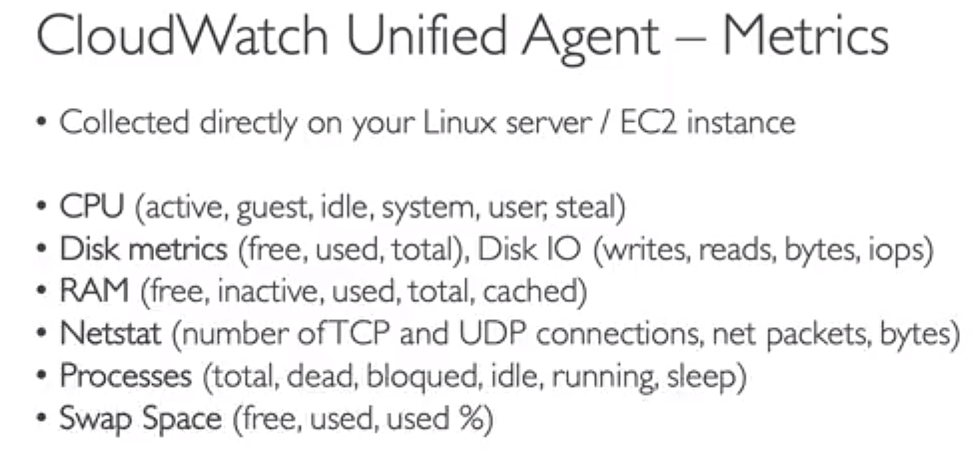 cloudwatch agent